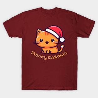 Catmas Christmas Cat T-Shirt